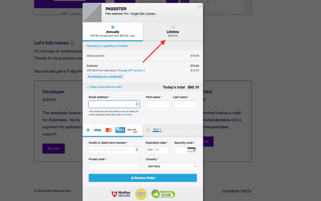 Do you offer lifetime licenses? 1