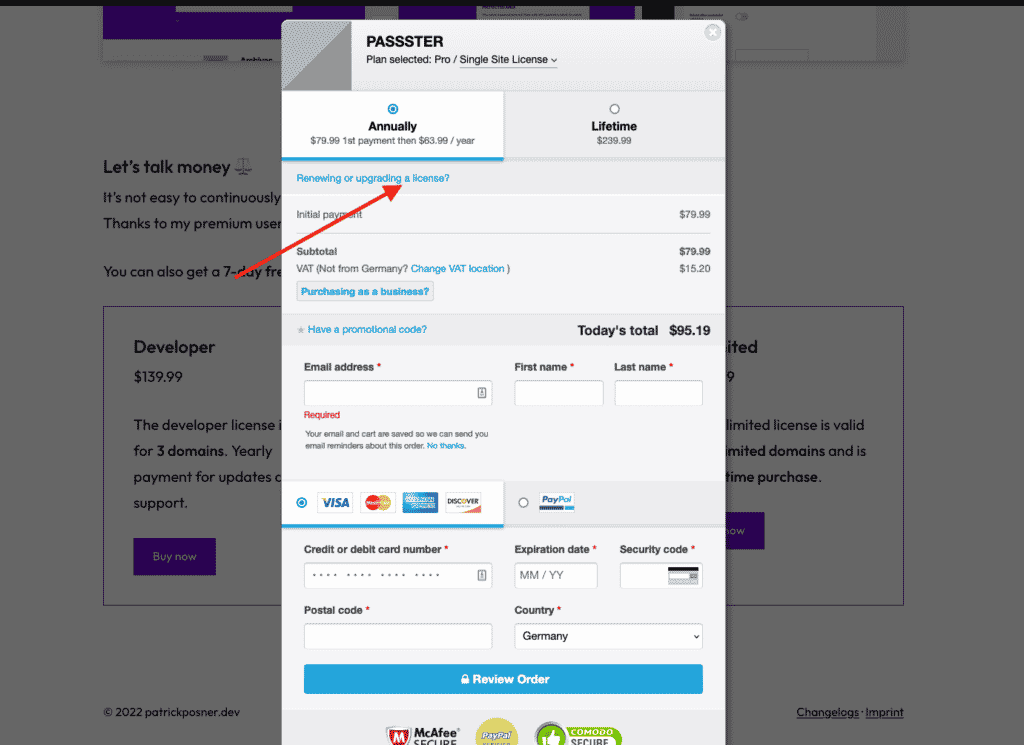 How to upgrade my license? 1