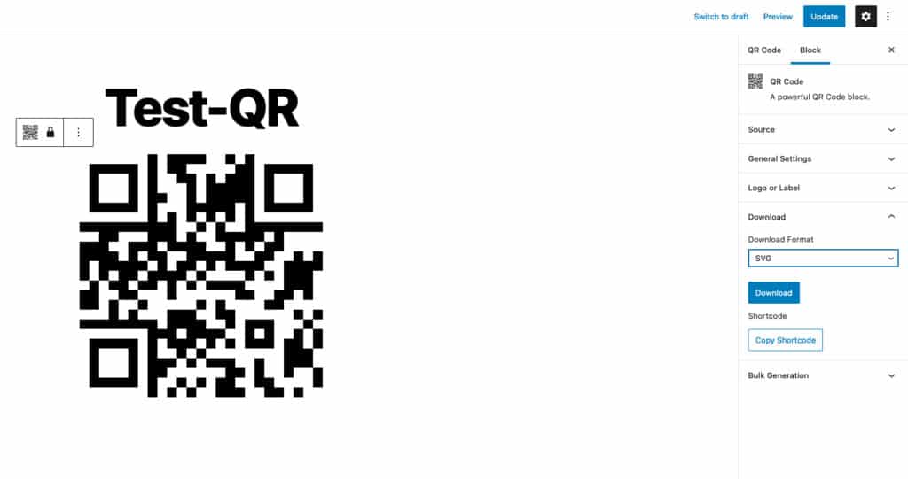 Download QR Codes