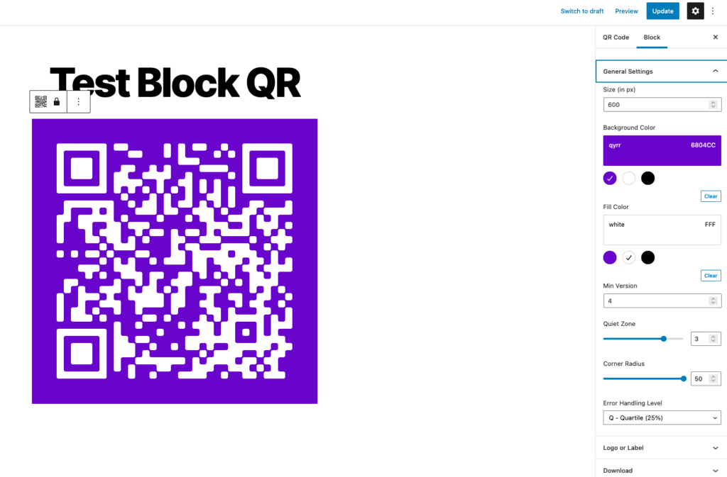 Qr Code Customization