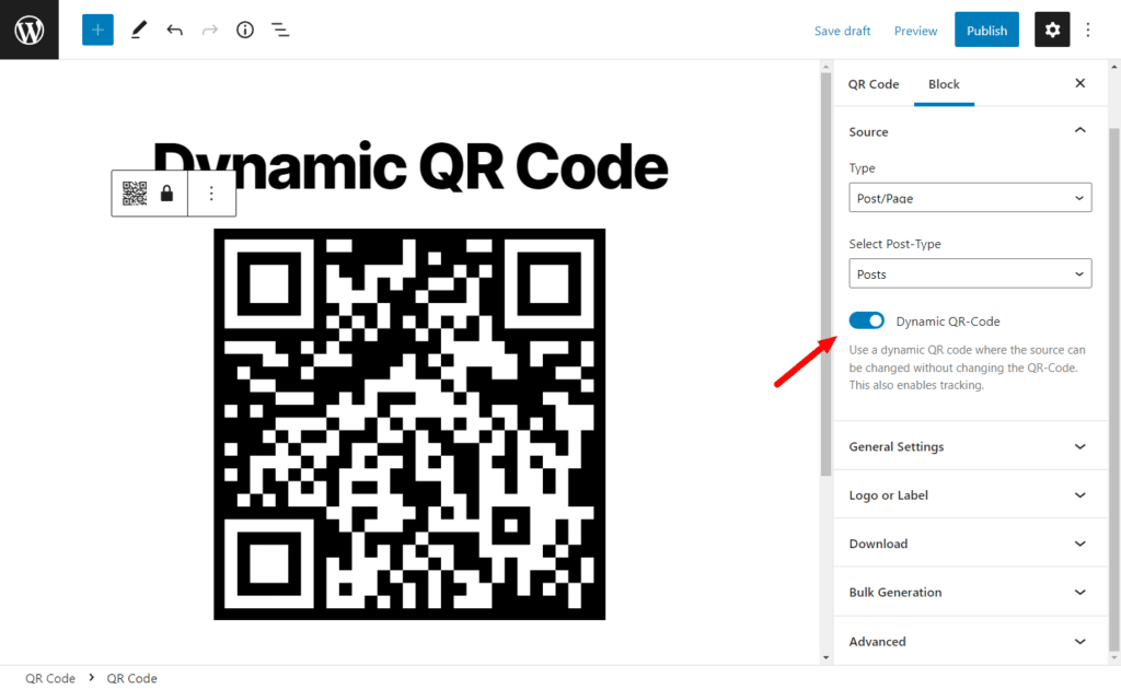 dynamic qr code